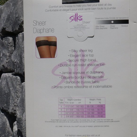 🌏 3 Packs of Vintage Black Pantyhose - Size B - Picture 9 of 10